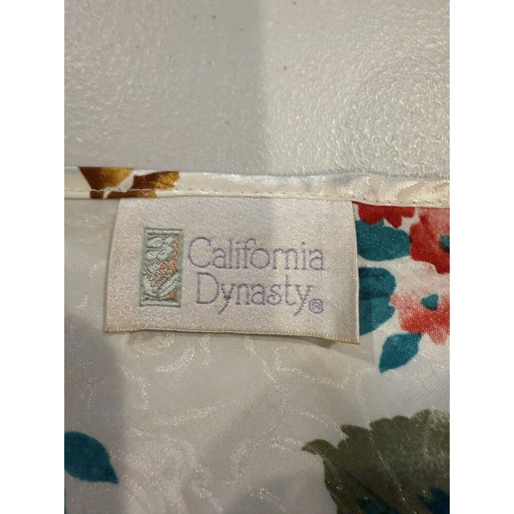 Vtg California Dynasty Lingerie Dress Small Floral Bridal Festival Twee Coquette